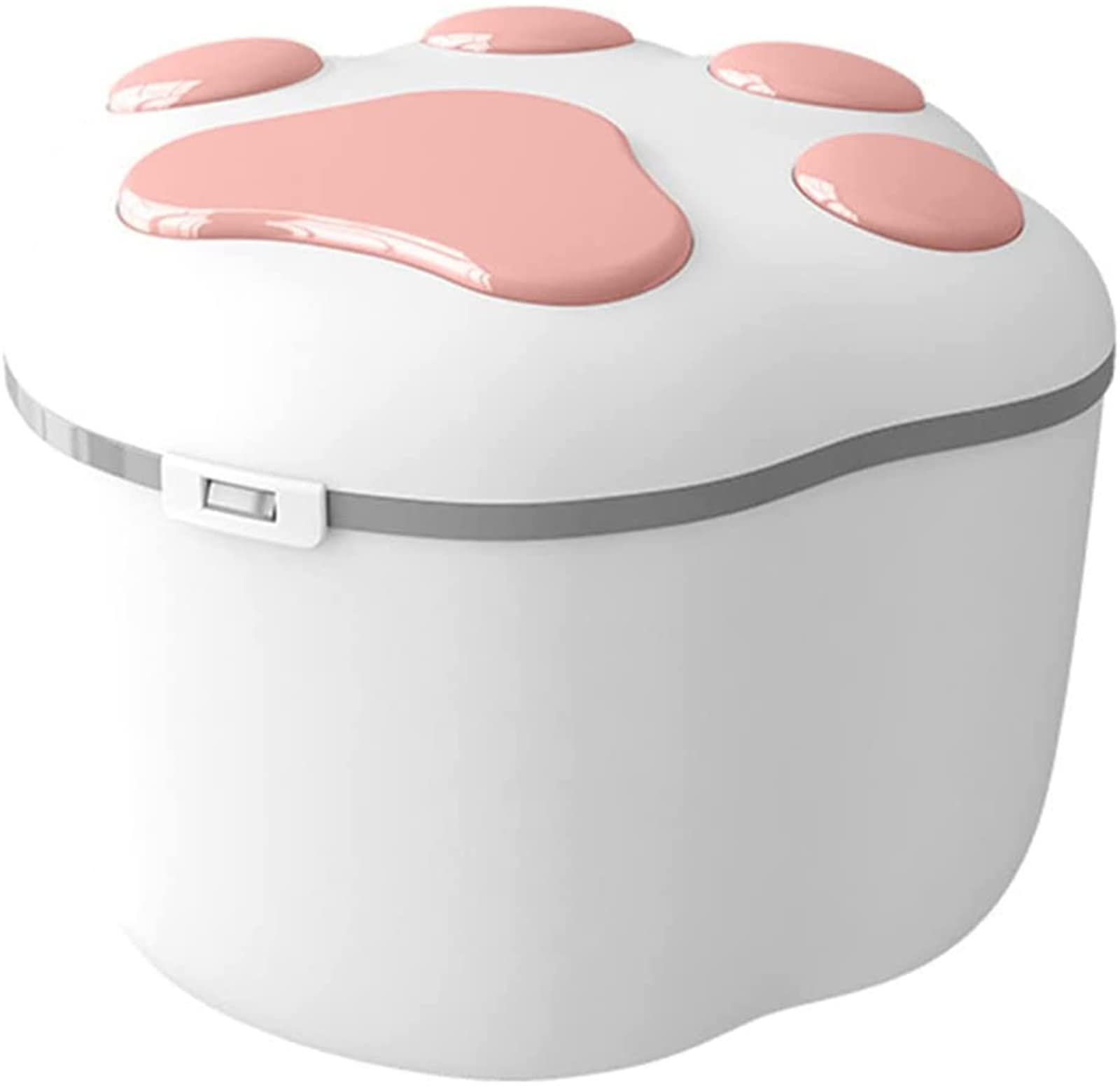 Amazon.co.jp: ペットフード 保存容器 かわいい 肉球型 密閉 フード