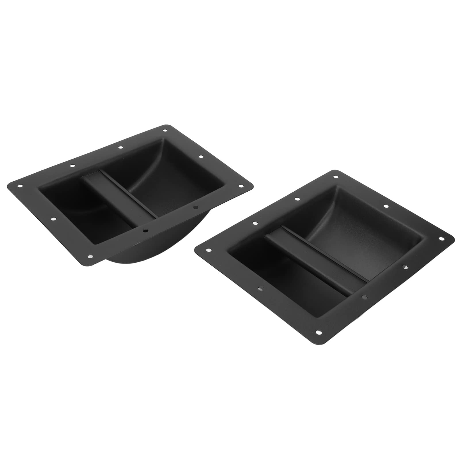 2pcs Poignées de Haut-Parleur, Poignées de Barre D'enceinte Encastrées, Poignée de Transport D'armoire Audio de Remplacement en Acier Professionnel pour Audios de Scène