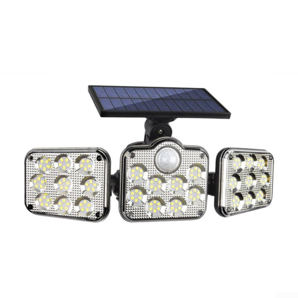 Projecteurs solaires puissants PIR éclairage extérieur LED longue portée de nuit