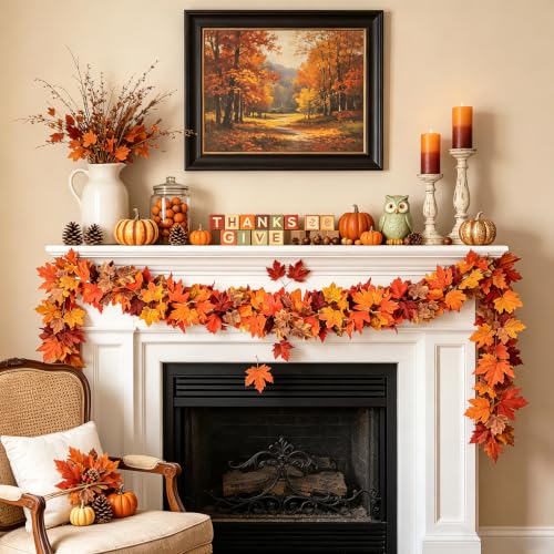Garland for Christmas, Christmas Twist Garland,1 Strands Premium Quality Artificial Vine Soft Greenery Decoration (2 Piece) - image 3