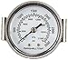 Marsh Bellofram GG203000U4 Marshalltown Value Series Gauge, 2", U-Clamp Mount, 1/4" NPT, 0-3000 PSI