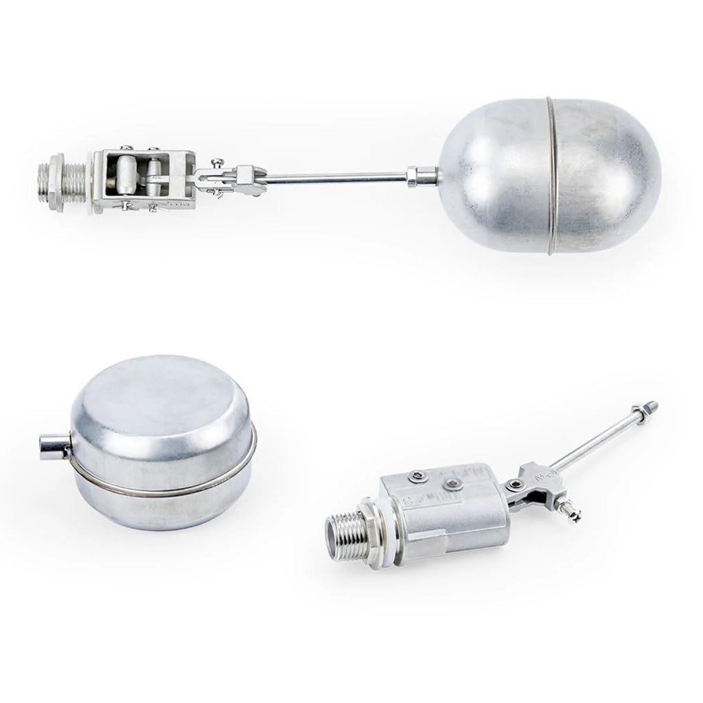 Válvula De Flotador De Acero Inoxidable, Controlador De Nivel De Agua Del Tanque De Agua DN15 De Resistencia A Altas Temperaturas De 1/2", 1 Unidad(TYPE B)