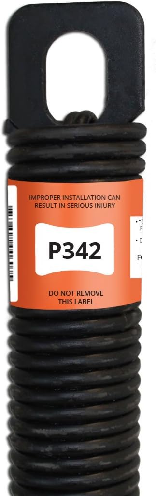 P342 42-Inch Plug-End Garage Door Spring (.244" #3 Wire)