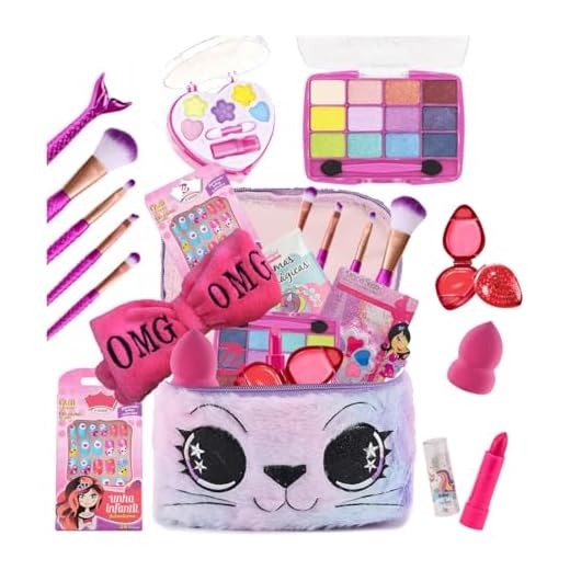 Kit Maquiagem Criança Infantil Maleta + Batom Sombra Pincel BZ159