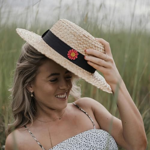 Image of PATIKIL Daisy Pin, Flower Women Brooch Lapel Pins Sunflower Suit Lapel Pin for Shirt Hat Cardigan Sweater Decorate Tie Tacks Pin Back Clutch Jewelry Gifts
