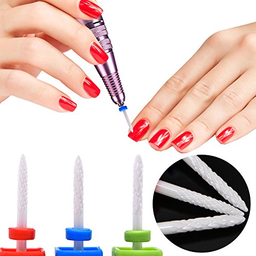 Set de Puntas de Cerámica para Taladro de Uñas 3/32" miniatura 5