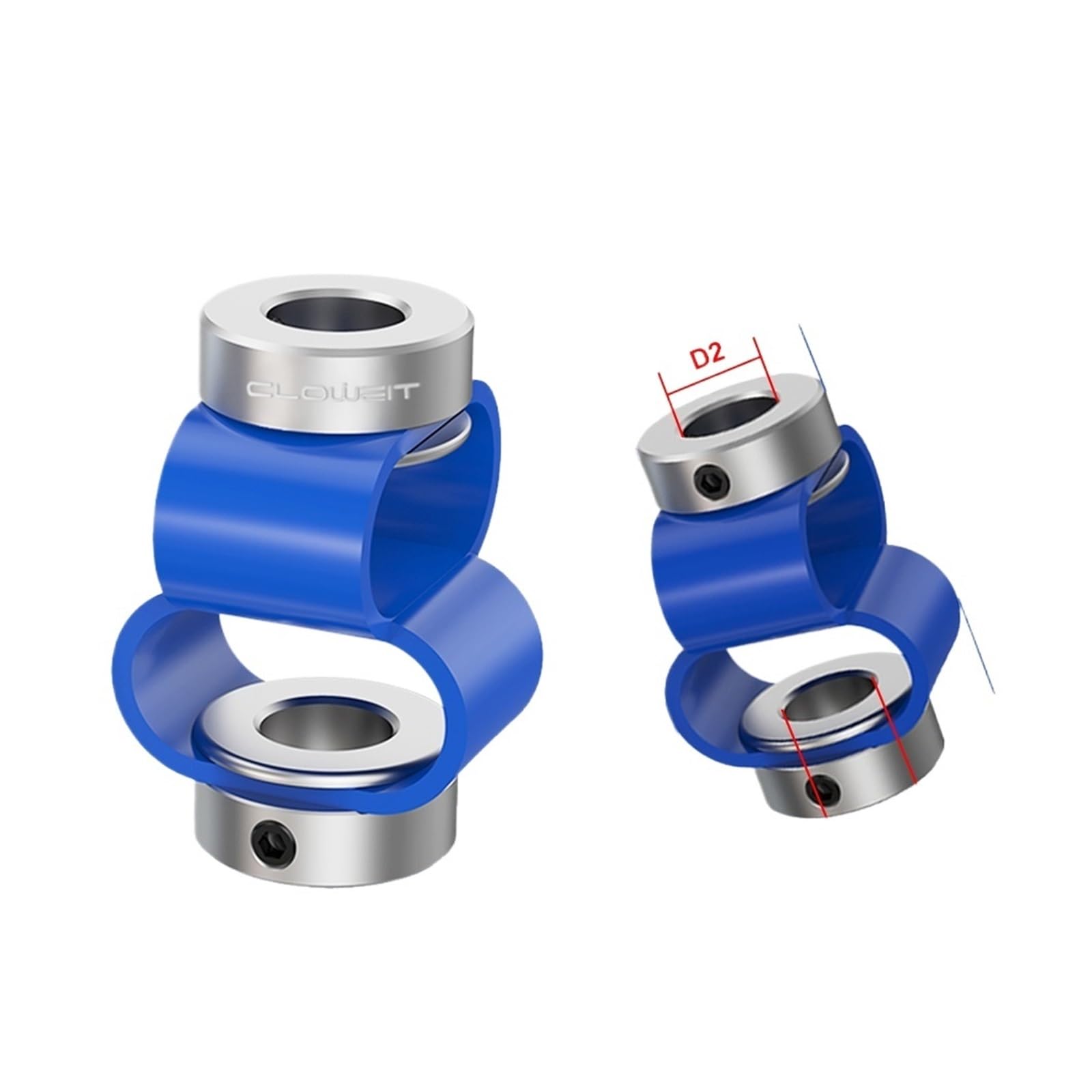 Accouplement flexible encodeur LS-D-D23L32 connecteur arbre moteur 5mm double anneau aluminium
