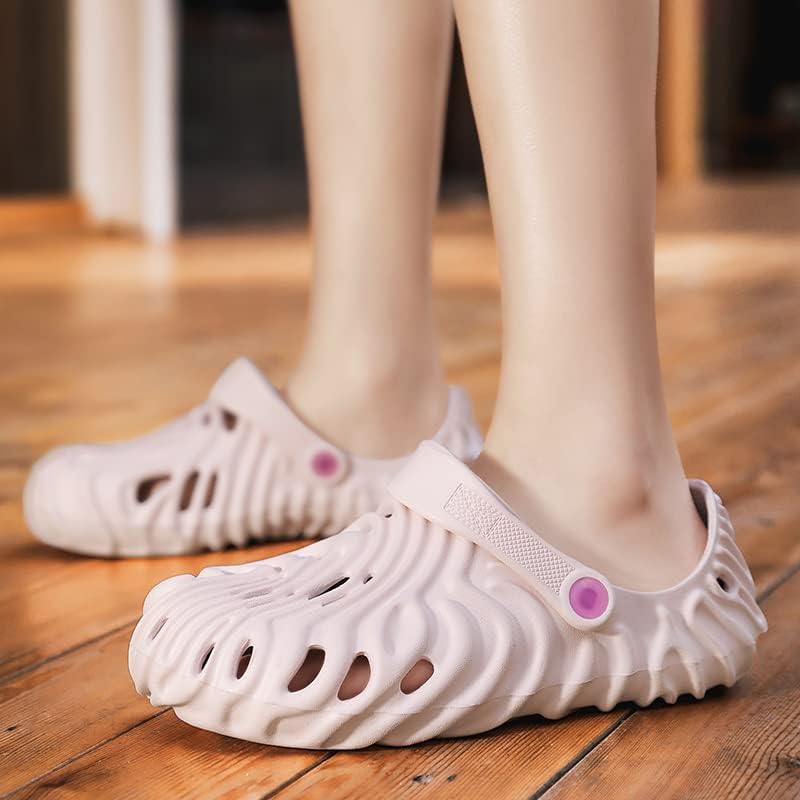 Unisex-Adult Classic Clog waterproof Shoes beach Sandals gardening shoes for women clogs for men outdoor slippers closed toe garden clogs men, Purple 689, 9.5Women/8Men | Image 6
