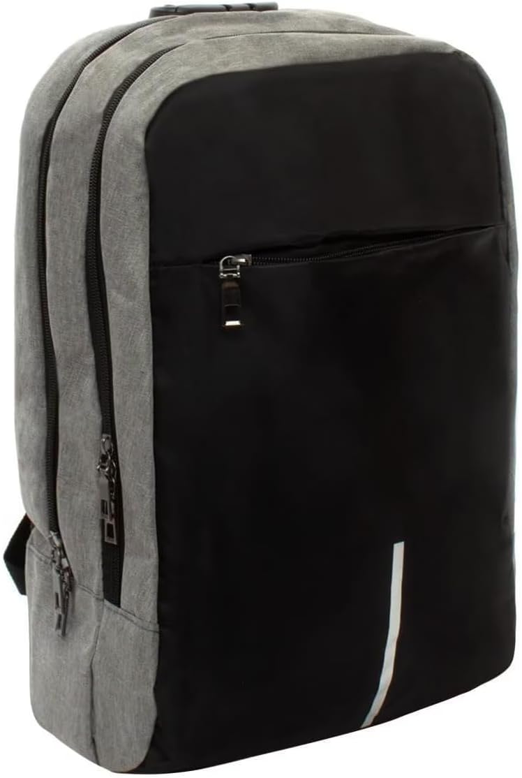 Anti-theft Backpack Laptop Compartments Ideal for Travel, Business and Students Waterproof, Black, Media