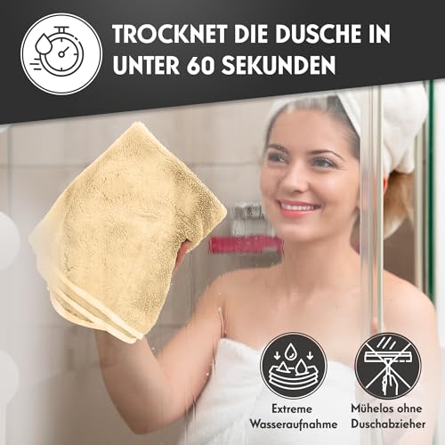 NATARO® 2 Stück Fast Dry it. Premium Trockentuch für Duschkabine, Auto, Haushalt, Camping – DAS ORIGINAL… – Ansicht 2