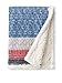 Eddie Bauer FairIsle Sherpa Reversible Throw, 50 by 70-Inch, Midnight