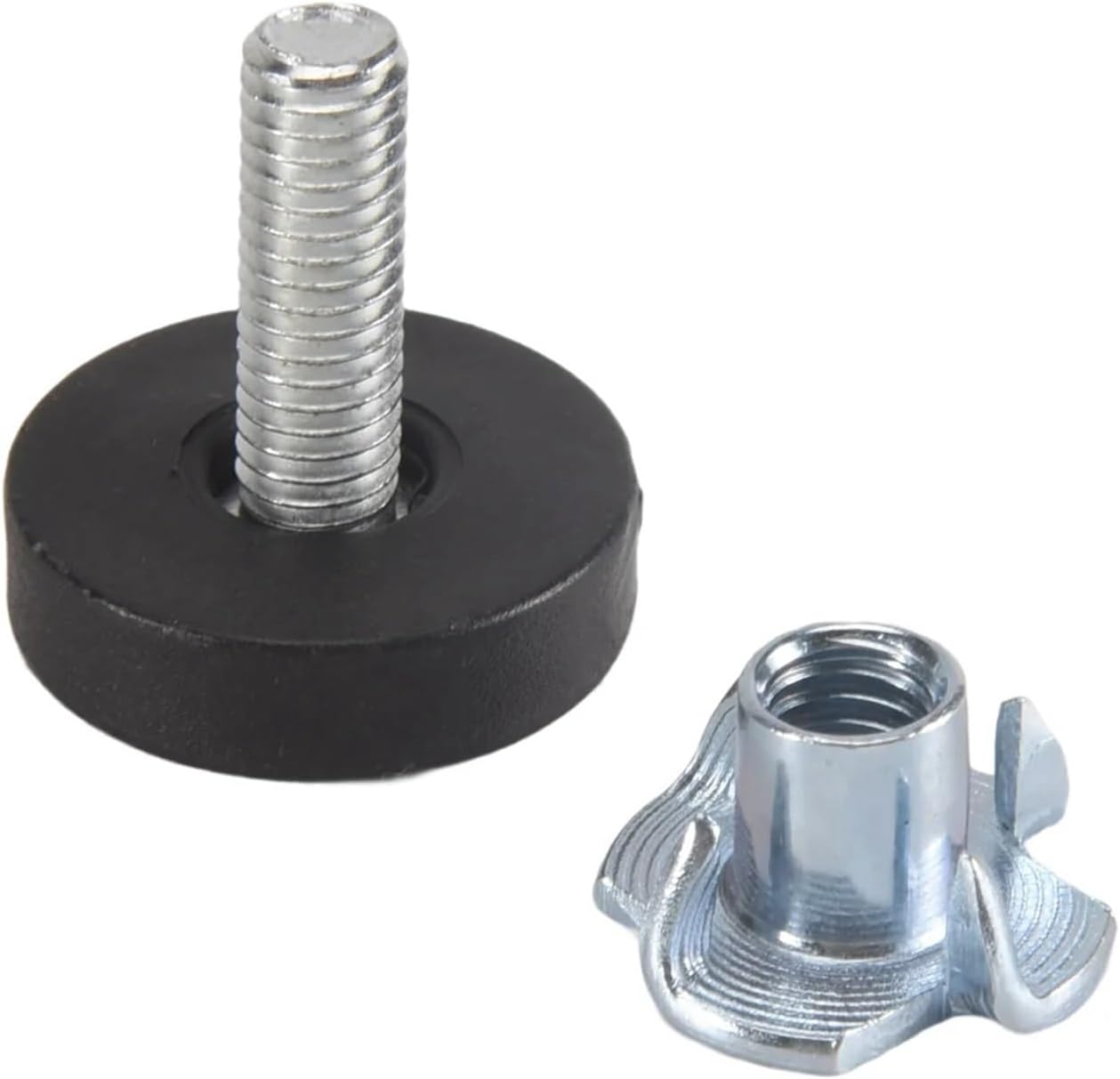 Leveling Feet 32PCS M6 Thread Adjustable Furniture Levelers Screw in Chair Feet Leg for Deak Chairs Stool Legs