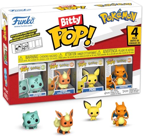 Pack 4 Figurines Funko Bitty Pop Pokémon Bulbasaur - vue 6