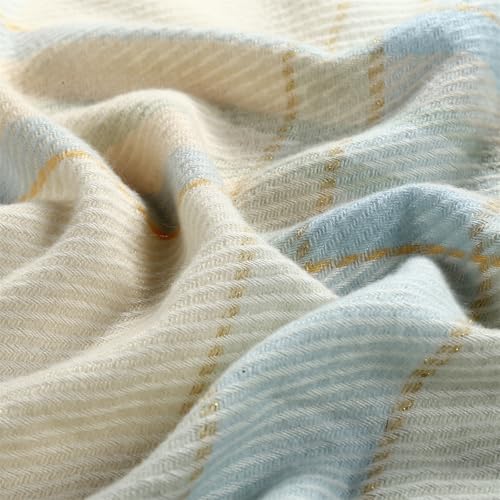 Scarf for Women Shawl Cashmere Feel Plaid Scarves Pashmina Wraps Winter Scarf for Evening Wedding Bridesmaid Gifts2