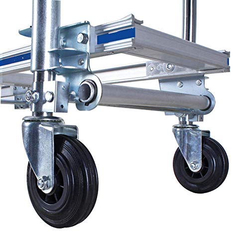 Carretilla de mano multiusos con ruedas antipinchazos y capacidad 30 kg miniatura 3