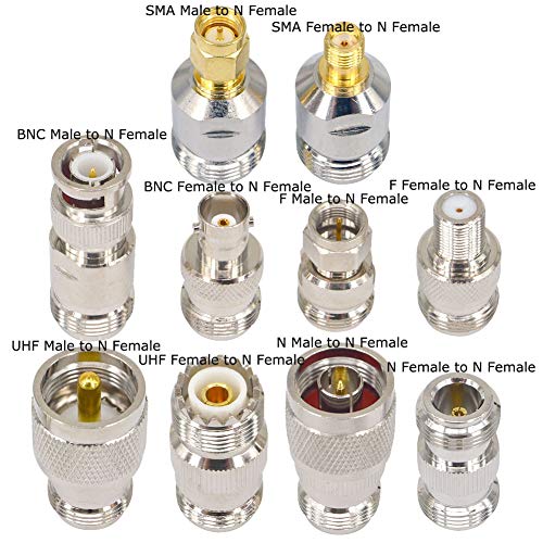 Kit Adaptador N Tipo 10 Piezas para Radio y Router miniatura 2