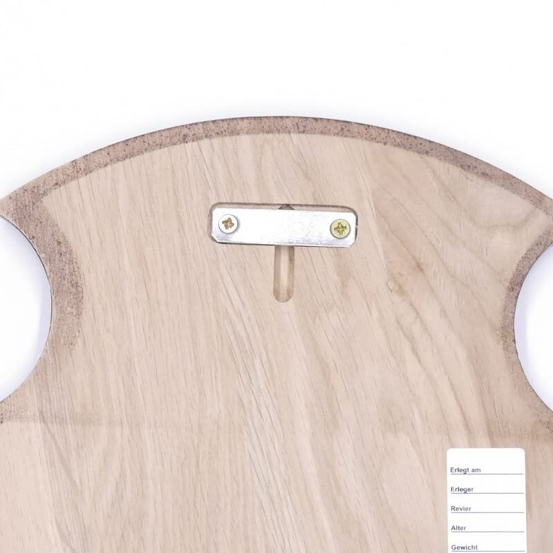 Generisch Hirsch - Targa per trofeo appuntita in rovere scuro, AF 51 x 24 cm