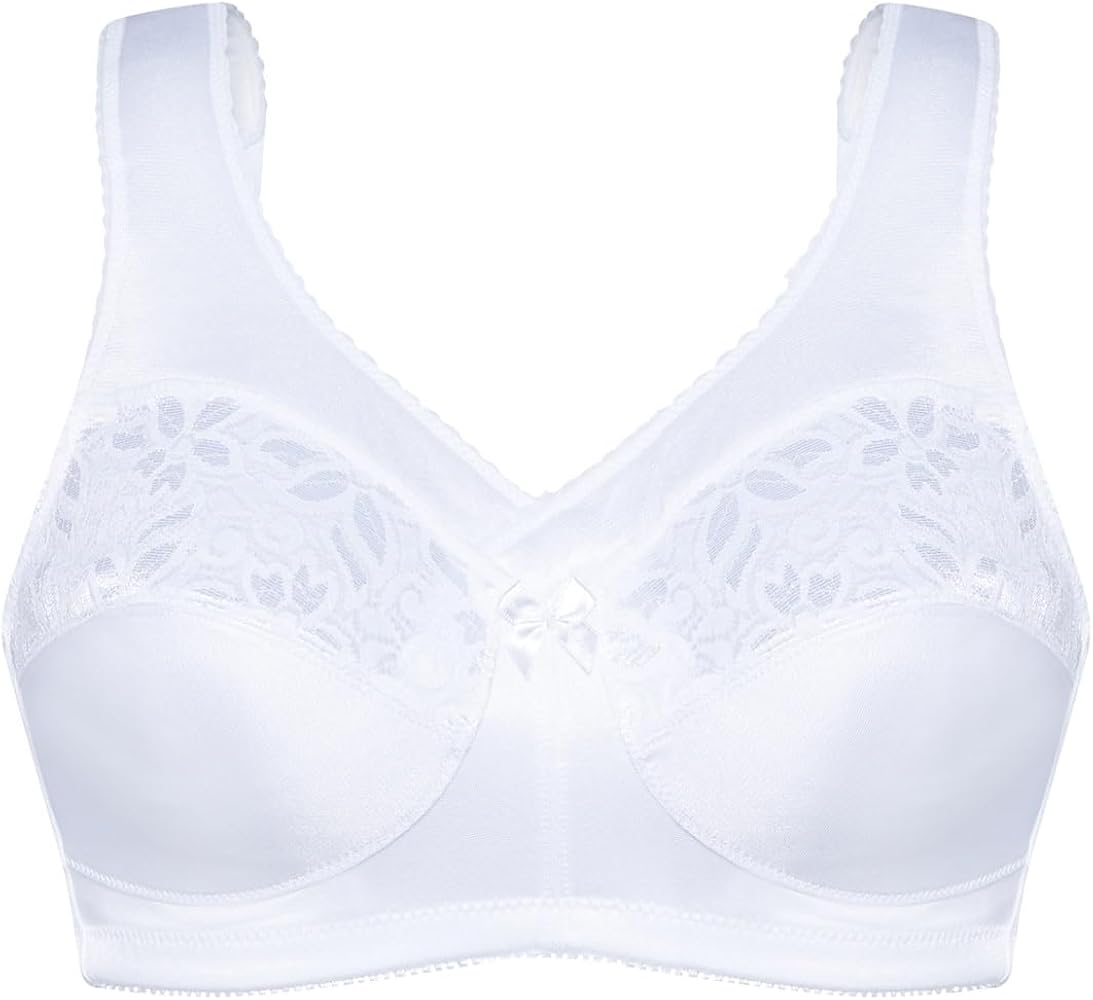 Susa Reggiseno Senza Ferretto, Bianco (Weiß 3), 4C (Taglia Produttore: 85C) Donna - Foto 4
