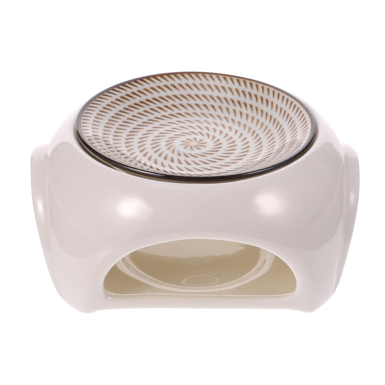 Aromatherapie Einfache Bedienung mit Schneller Duftfreisetzung Lampe aus Keramik Duftlampe Weiß für Schreibtisch für Büro und Zuhause