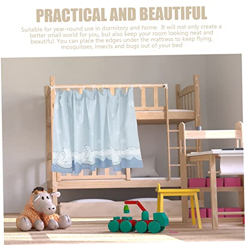 Rideaux de lit en coton occultation intimité chambre lot 2