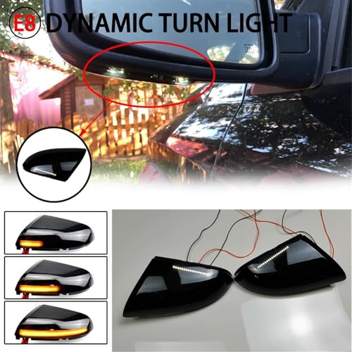 Lámpara Intermitente Dinámico para Espejo Retrovisor Dodge Ram 1500 5