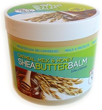 The Original CJs BUTTer All Natural Shea Butter Balm - Oatmeal, Milk & Honey, 12 oz. Tub