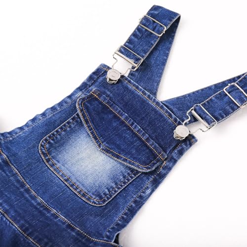 Image of KIDSCOOL SPACE Girls Denim Skirts,Little Big Girls Soft Stretchy Jeans Overall Dress