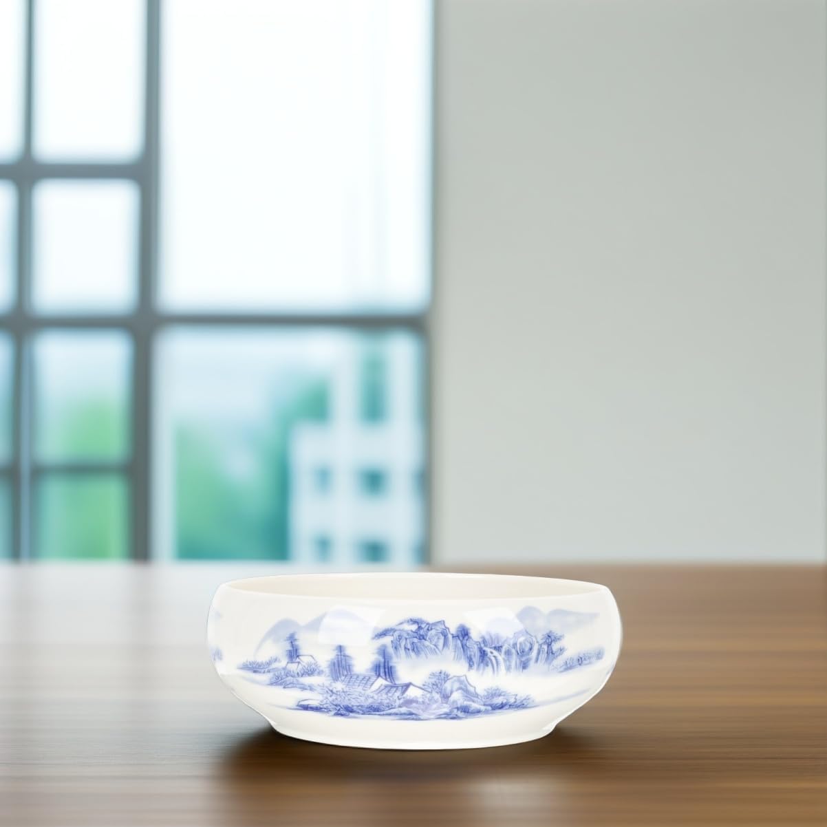 BESPORTBLE Ceramic Hydroponic Plant Container Porcelain Design for Narcissus and Lotus Flowers Decorative Flowerpot for Garden and Home Present