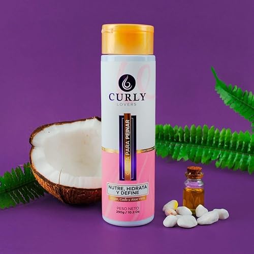 Miniatura 4 de Creama para peinar y Gel natural (paquete de 2) para cabello delgado rizado crema para peinar y amantes de los rizados, gel natural rizado amantes