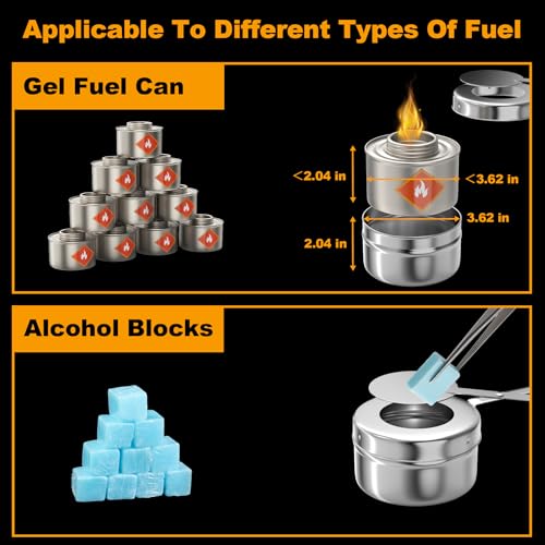 Chafing Dishes for Buffet 4 Pack, 9Qt Chafing Dish Buffet Set with Different Food Pans Combo, Food Warmers for Parties Buffet, Events & Weddings, Gold - Image 7