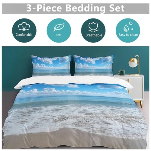 Parure de lit hawaïenne 135x200 cm en microfibre pour lit une personne