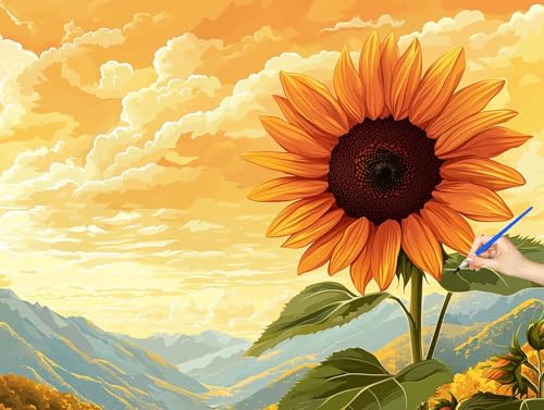 �������G ���i Paint by Numbers �Ђ܂�� �y�C���g�o�C�i���o�[ �����h��G �q�� ���S�� DIY �i���o�[�y�C���g ��H�| �G�� �|�p��h���� �A�N�����L�b�g ��l�̂��߂̃N���G�C�e�B�u�Ȏ �a�����v���[���g �z�[�� �I�t�B�X�̕Ǒ���