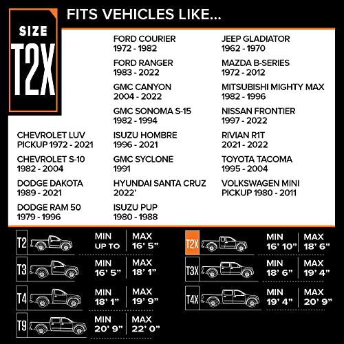 Image of Budge Lite TB-2X Truck Cover Indoor, Dustproof, UV Resistant Truck Cover Fits Full Size Trucks up to 222 inch L x 60 inch W x 56 inch, Gray