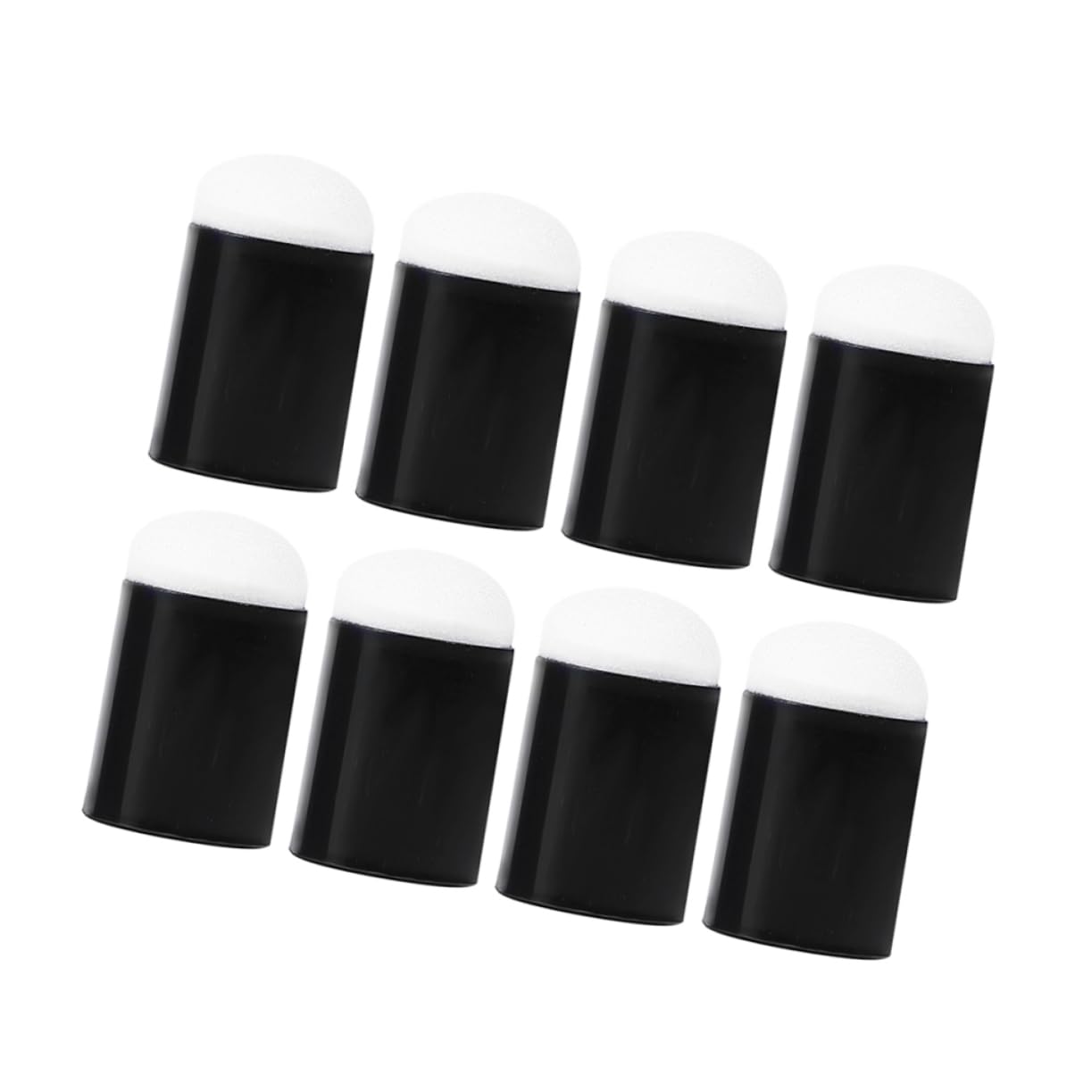IWOWHERO 8Pcs Finger Sponge Daubers for Painting Comfortable Non Slip Art Tools for Adults Reusable Sponge Applicators for Crafting and DIY Projects for Home