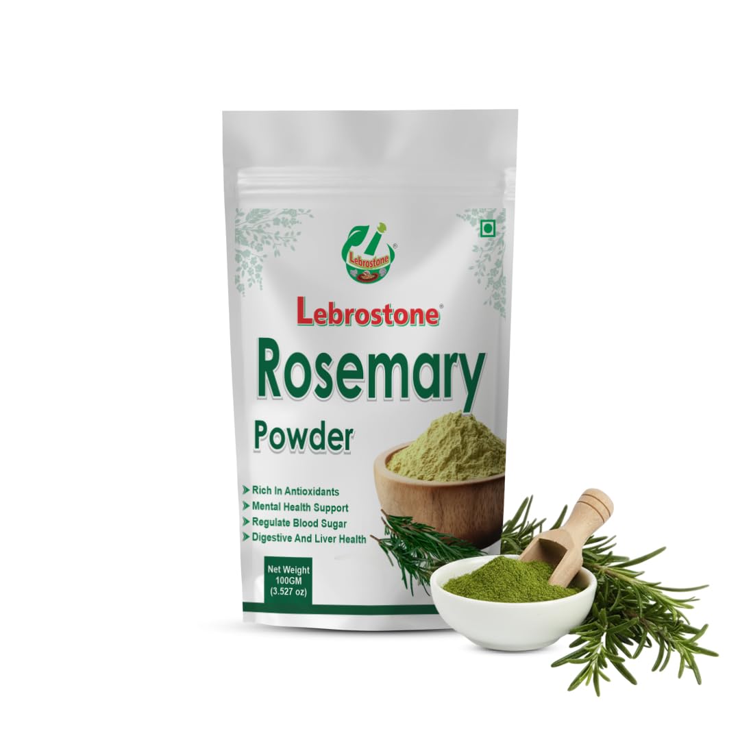 Lebrostone Rosemary Powder 100g | Herbal Scalp & Hair Care | Growth Support, Dandruff Care, Shine | For All Hair Types-picture-12