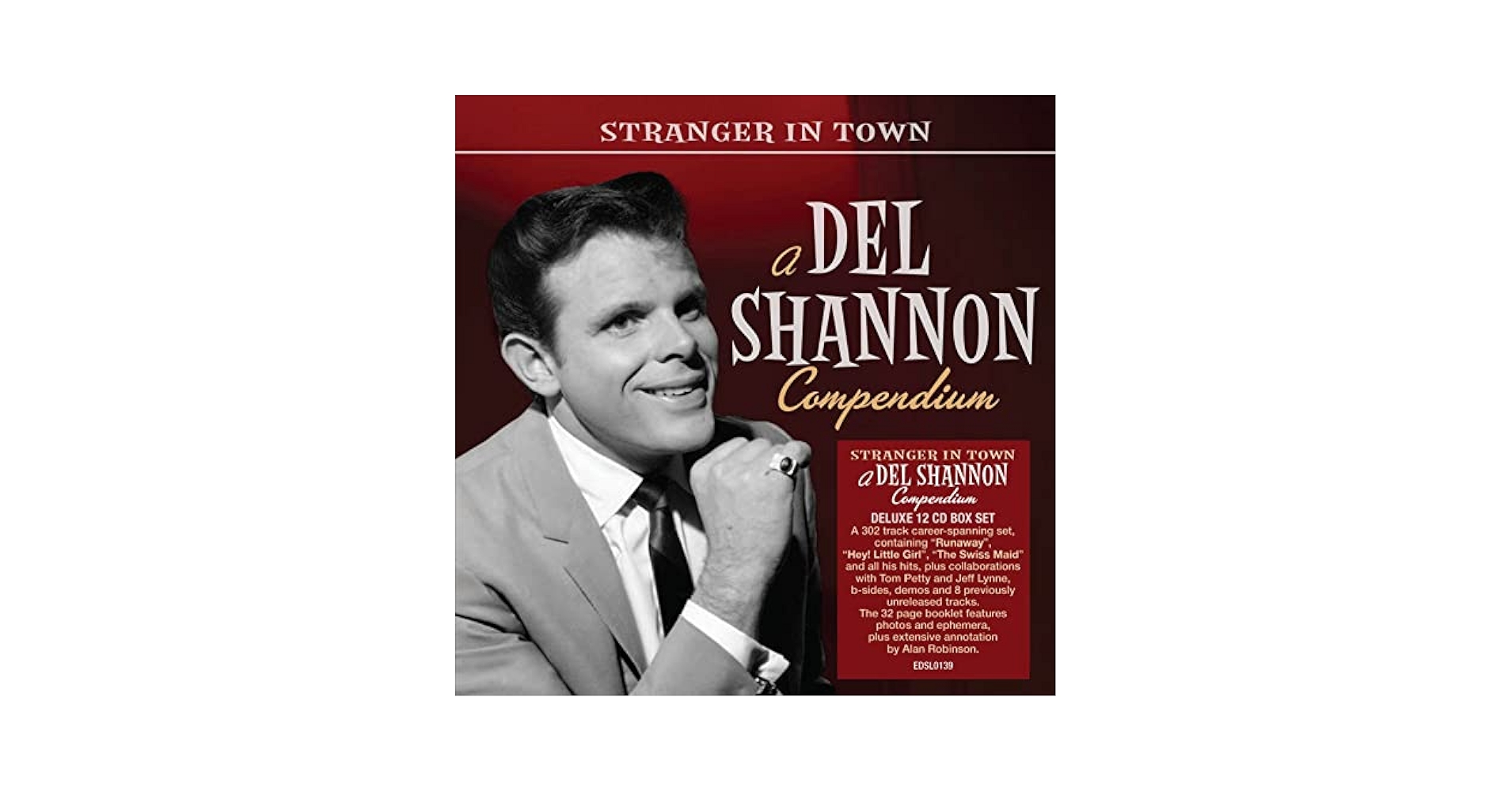洋楽 Del Shannon  Stranger In Town (12CD BOX) Del Shannon - Stranger In Town: A Del Shannon Compendium