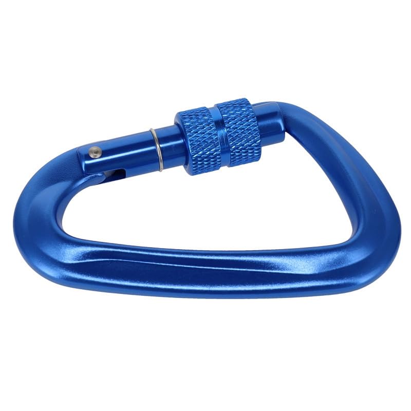 Buckleguy.com C5970 Blue, Screw Lock Carabiner, Aluminum