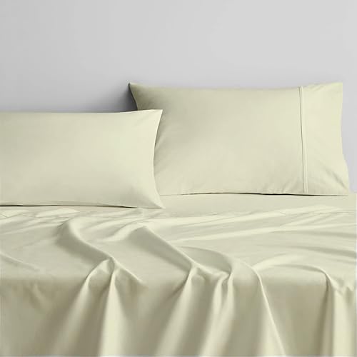 Miniatura 6 de Juego de ropa de cama de 4 piezas, 800 hilos, 100% algodón, color burdeos, tamaño individual, de fibra larga, tejido de satén suave, para colchones