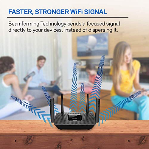 image for Linksys MR8300 Mesh Wi-Fi Router - Tri-Band speeds up to 2.2GHz, Wirel