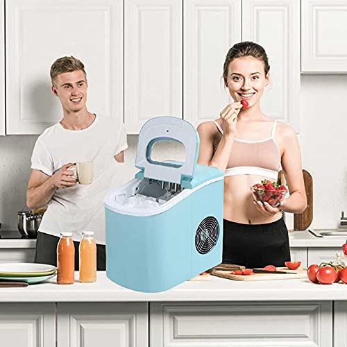 Mini Fabricadora de Hielo Automática Compacta Plata miniatura 2