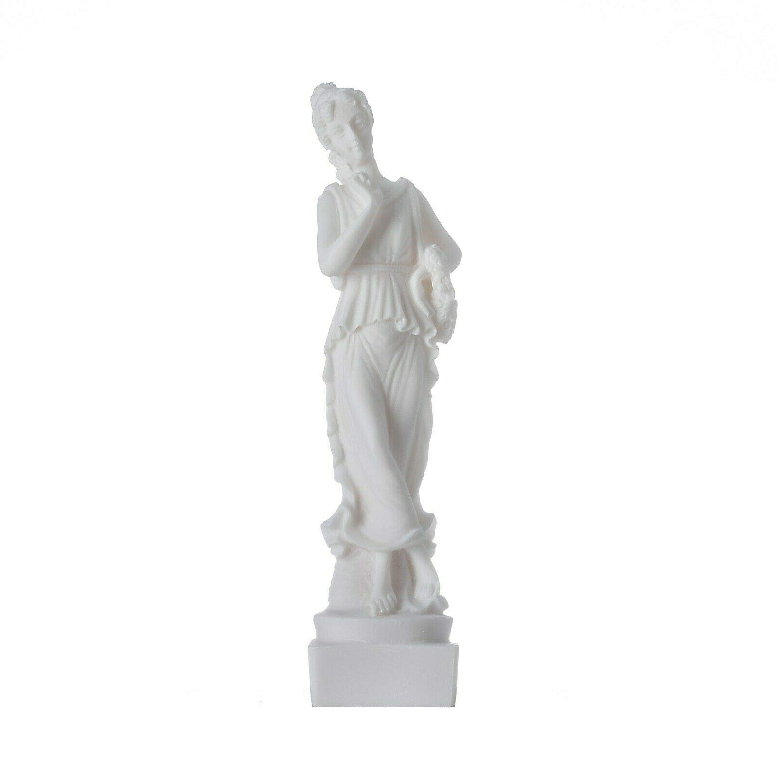 BeautifulGreekStatues Persephone Goddess Of The Underworld Springtime Flower Vegetation 5.9"