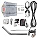 Erode HDTV Antenna Amplified Digital Outdoor Antenna 150 Miles Range-360 Degree Rotation Wireless Remote,Supports 2 TVs UHF/VHF/1080P/4K with 33ft RG6 Cable,Mounting Pole, Orange, Large