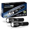 AGRIB Lampe torche LED Ultra puissante 1000 Lumens [Lot de 2] Lampe de poche – Zoom longue portée, 5 Modes, anti-Choc et étanche – Lampe Tactique pour bricolage et conditions extrêmes.