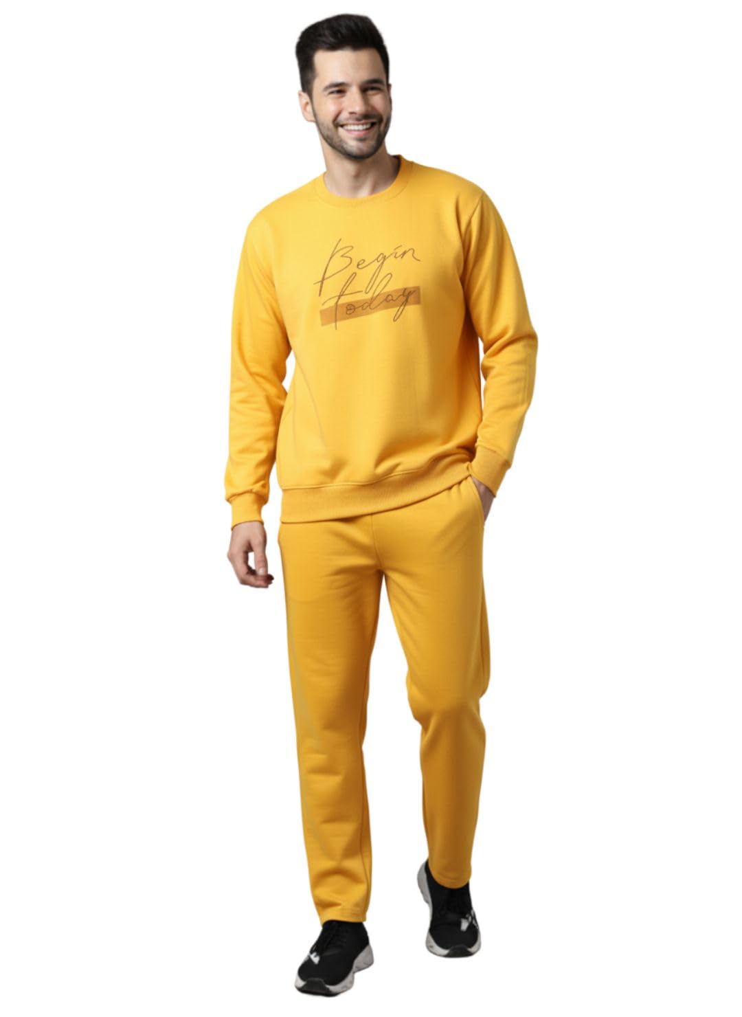 mack jonney Graphic Print Track Suit for men | Co-ord Set | Warm Fleece Tracksuit Set | Full Sleeve Sweatshirt-picture-22