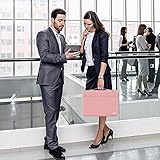 TECOOL 15.6 Inch Laptop Sleeve Case, Protective Notebook Bag Water-resistant Laptop Case 15.6 Inch for 15 15.6" Lenovo Thinkpad IdeaPad HP Dell ASUS Acer Samsung Notebook Chromebook,Pink - Image 7