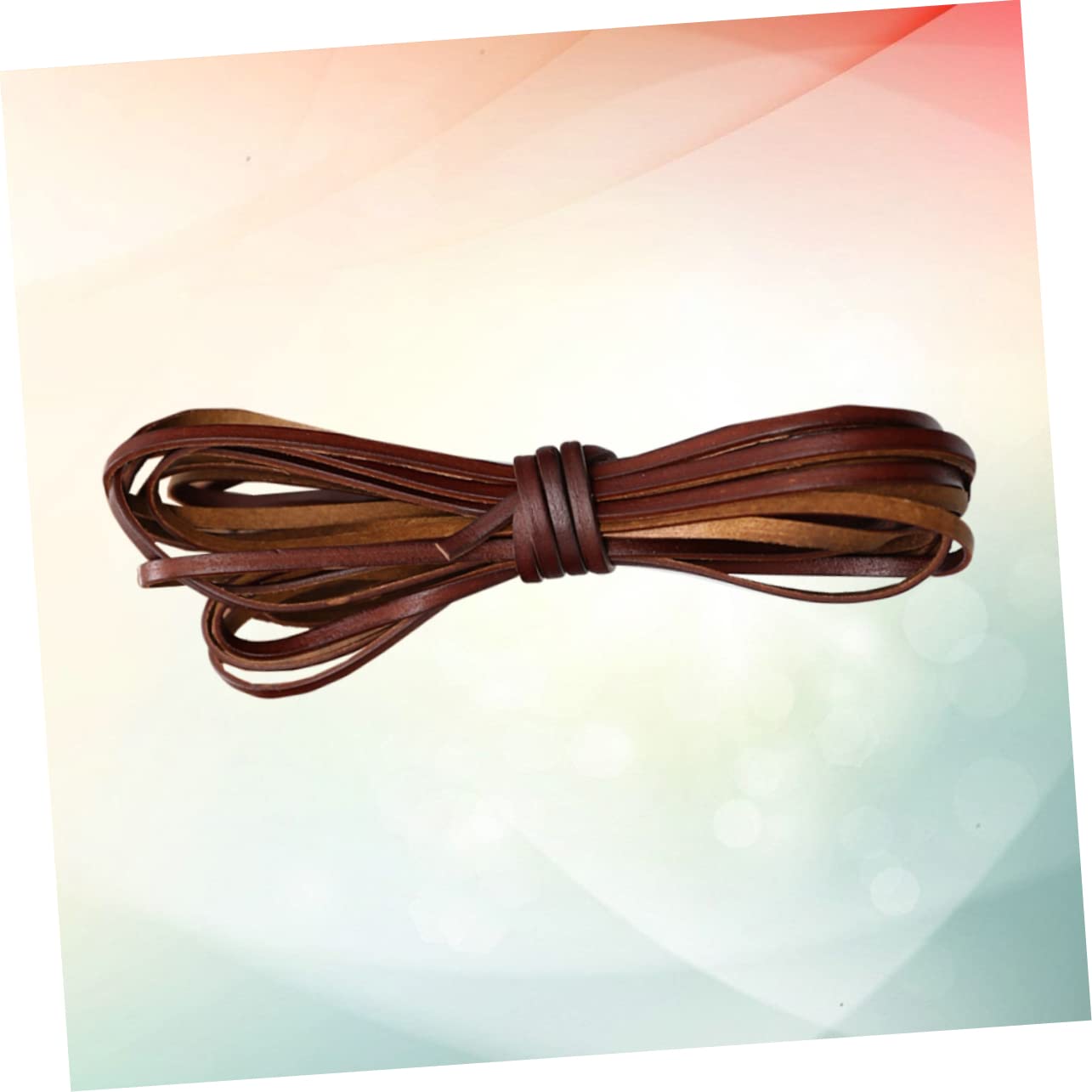 ERINGOGO 3mm Thin Real Leather Rope 5m DIY Necklace Cords Craft Bracelet Strap Handmade Jewelry Making Material