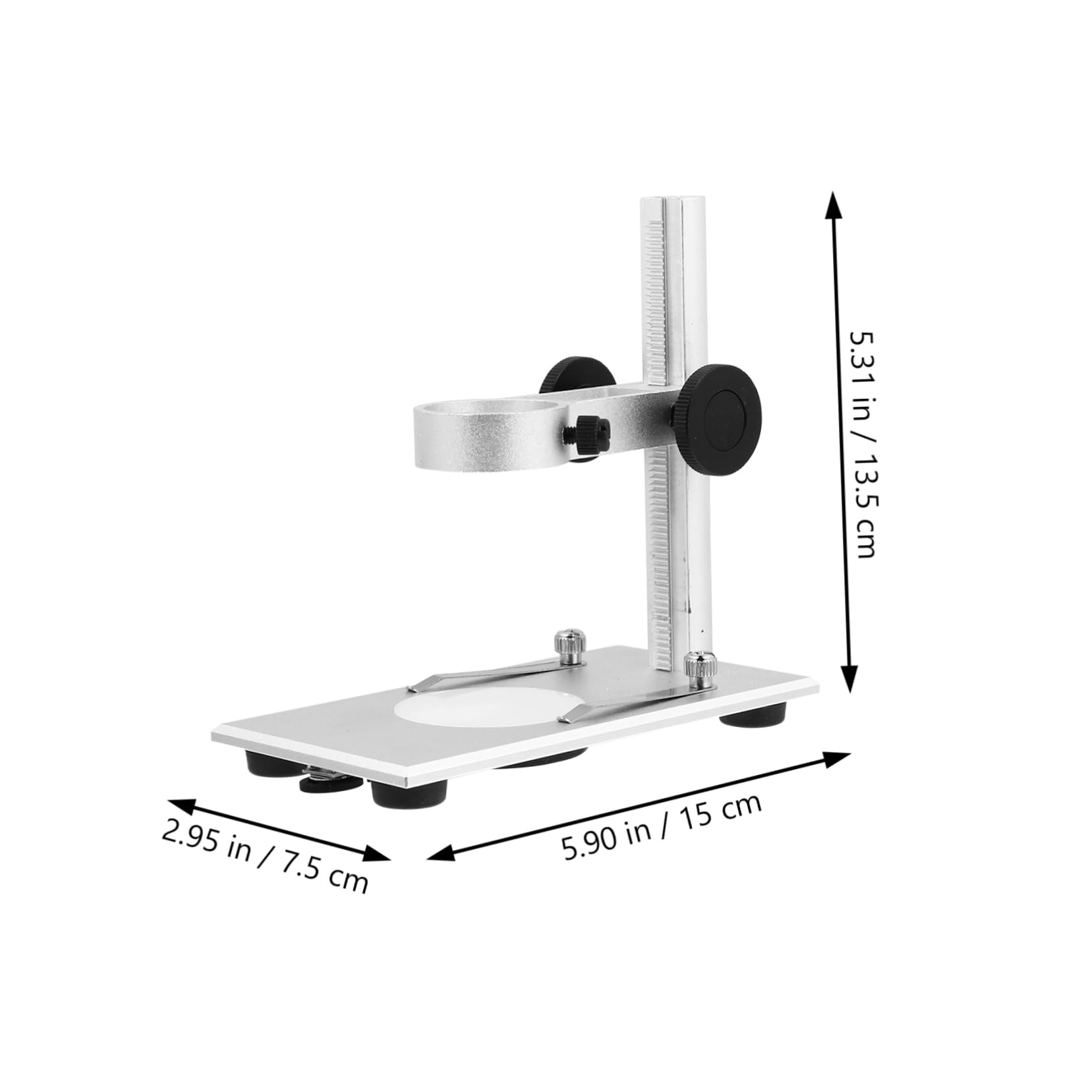CIYODO Microscope Lifting Holder Aluminum Alloy Bracket Stand for Adults Professional Light