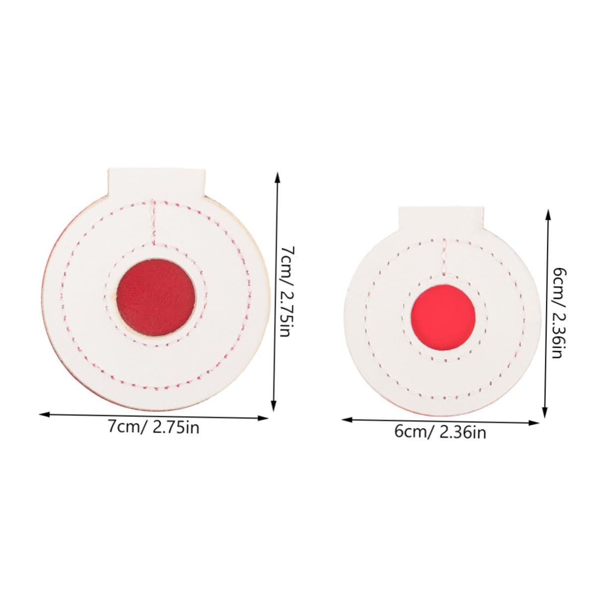 Toyvian 8Pcs Shooting Targets Three Thick Design for Archery Training Lightweight and Easy to Hang for Practice and Competitions
