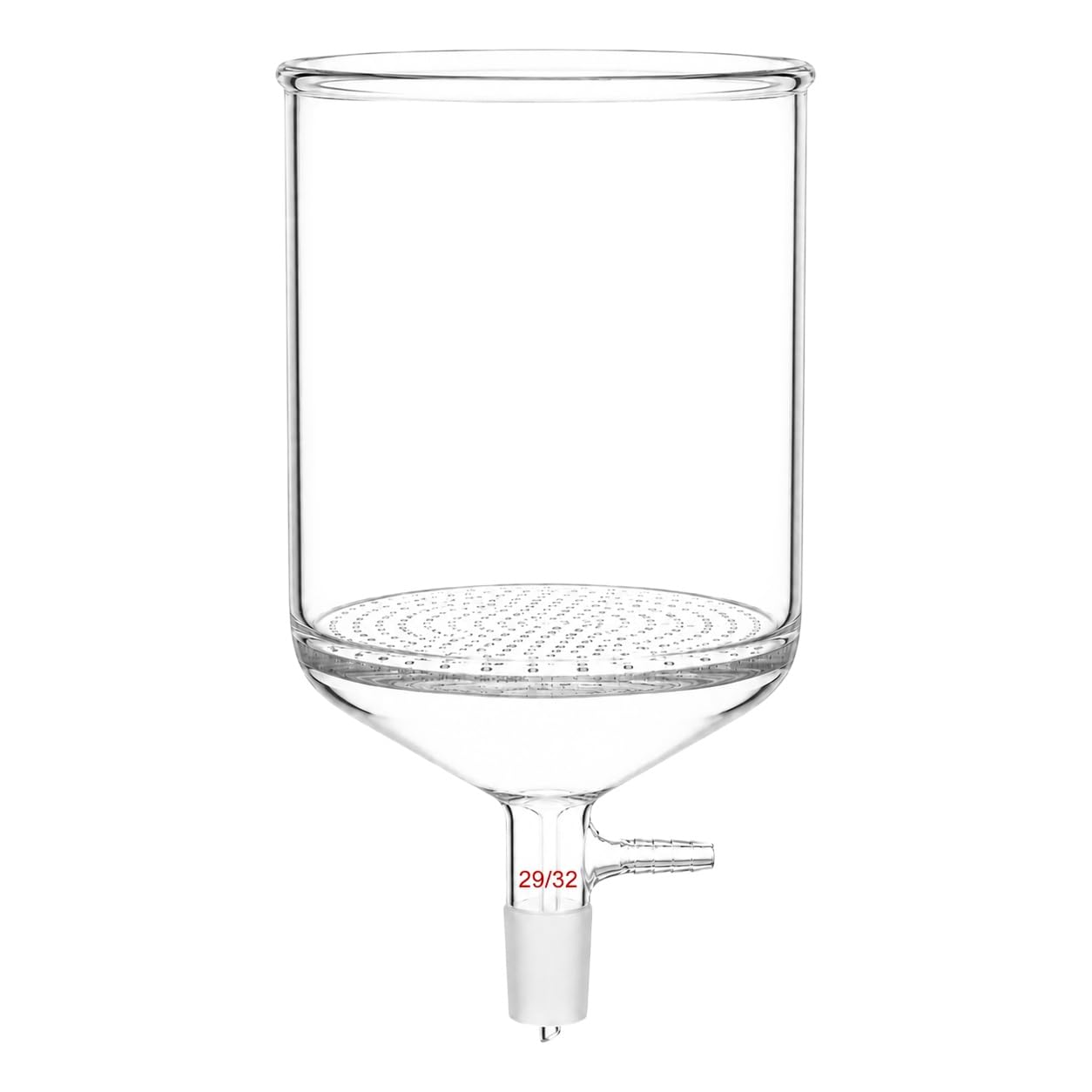 Büchnertrichter Poröse Glasplatte Große Kapazität Vakuum Laborfilter-29/32# 10000ml