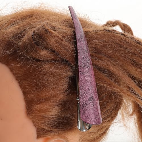 Pelo de acrílico resistente Homoyoyo juego de 6 pinzas portátiles de cuerno 4